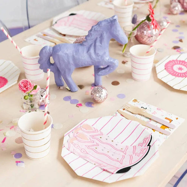 Jollity & Co. + Daydream Society - Pony Tales Large "Boot" Napkins - The Disco Edit