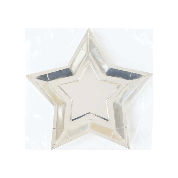 My Mind’s Eye - PGB944 - Silver Foil Star Shaped Plate - The Disco Edit