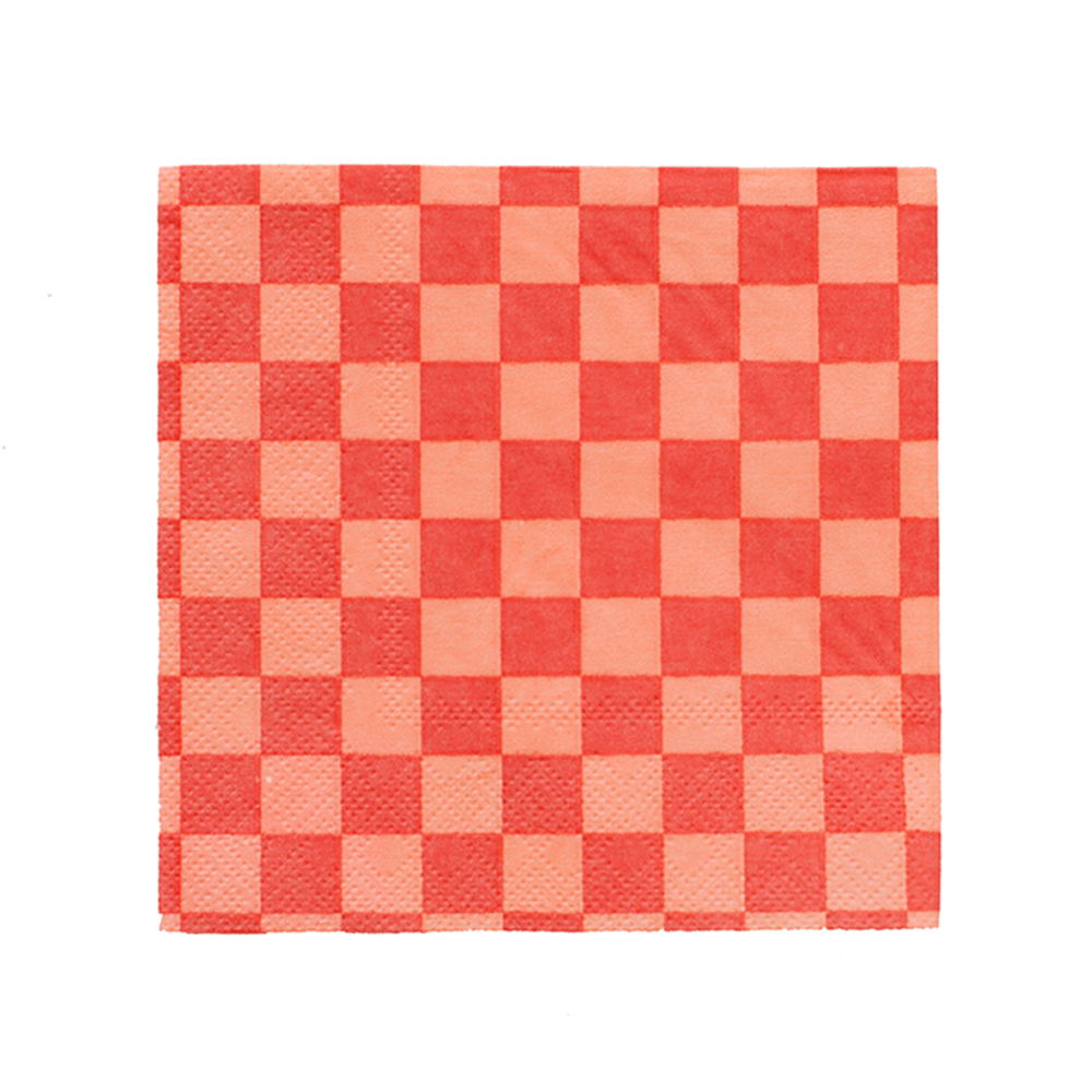 Jollity & Co. + Daydream Society - Check It! Large Napkins - 16 Pk. - 11 Color Options: In the Limelight - The Disco Edit