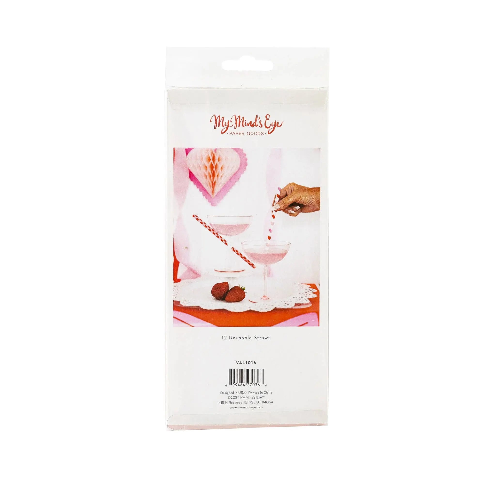 My Mind’s Eye - VAL1016 - Heart You Reusable Straws - The Disco Edit