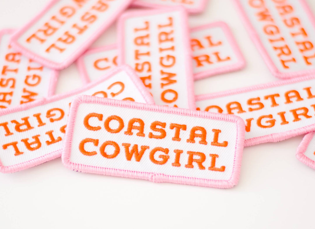 Kulana Stickers - Coastal Cowgirl and Cowboy Embroidered Iron on Patch Pack: No - The Disco Edit