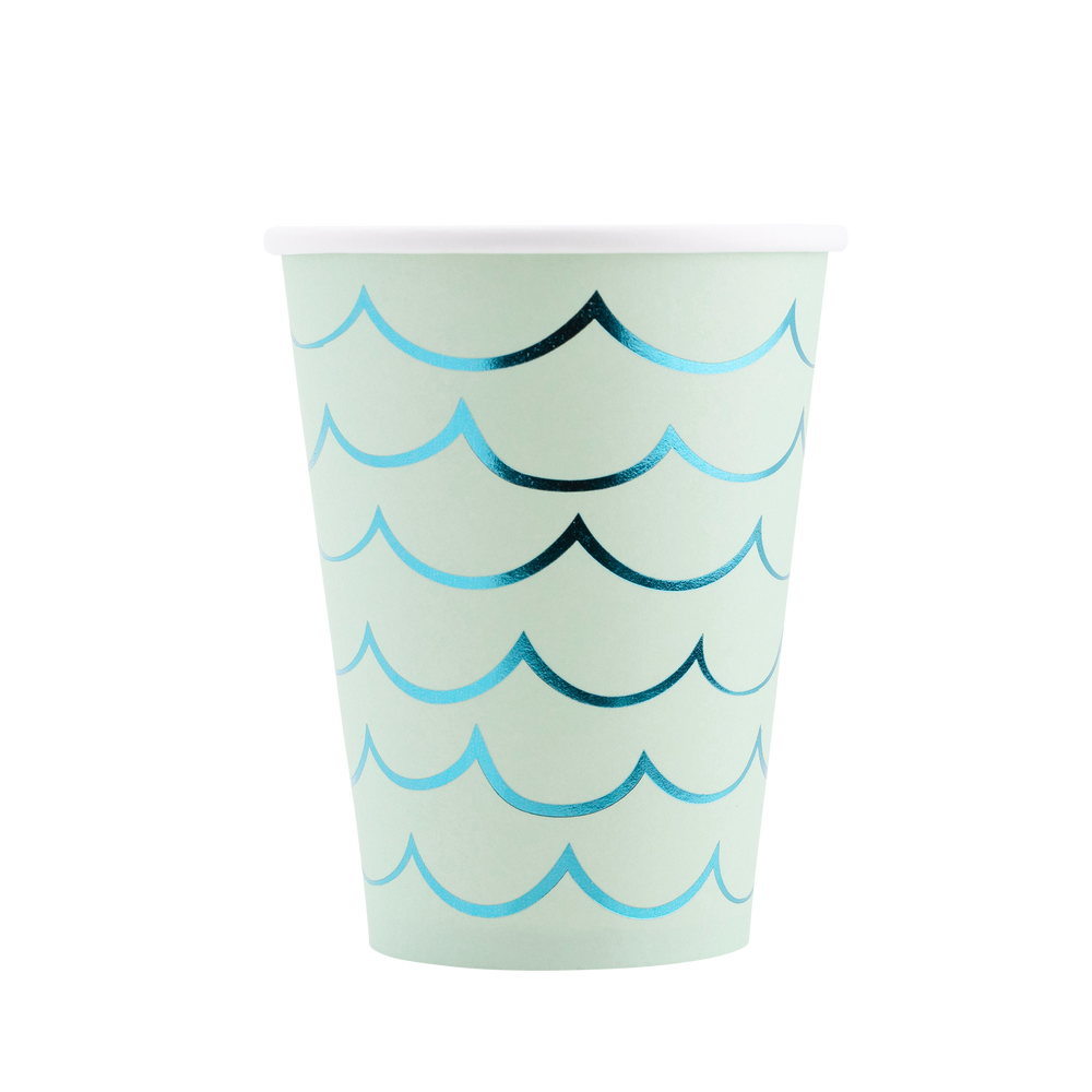 My Mind’s Eye - SEA1011 - Mermaid Tail Paper Party Cups - 12 oz