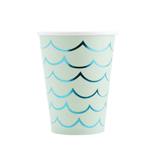My Mind’s Eye - SEA1011 - Mermaid Tail Paper Party Cups - 12 oz