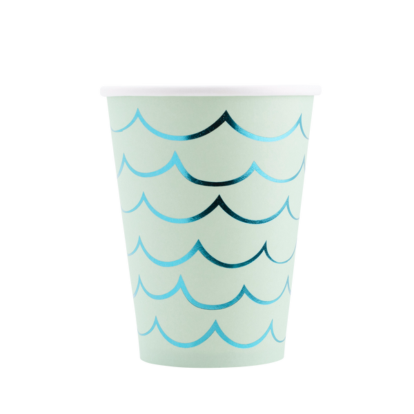 My Mind’s Eye - SEA1011 - Mermaid Tail Paper Party Cups - 12 oz