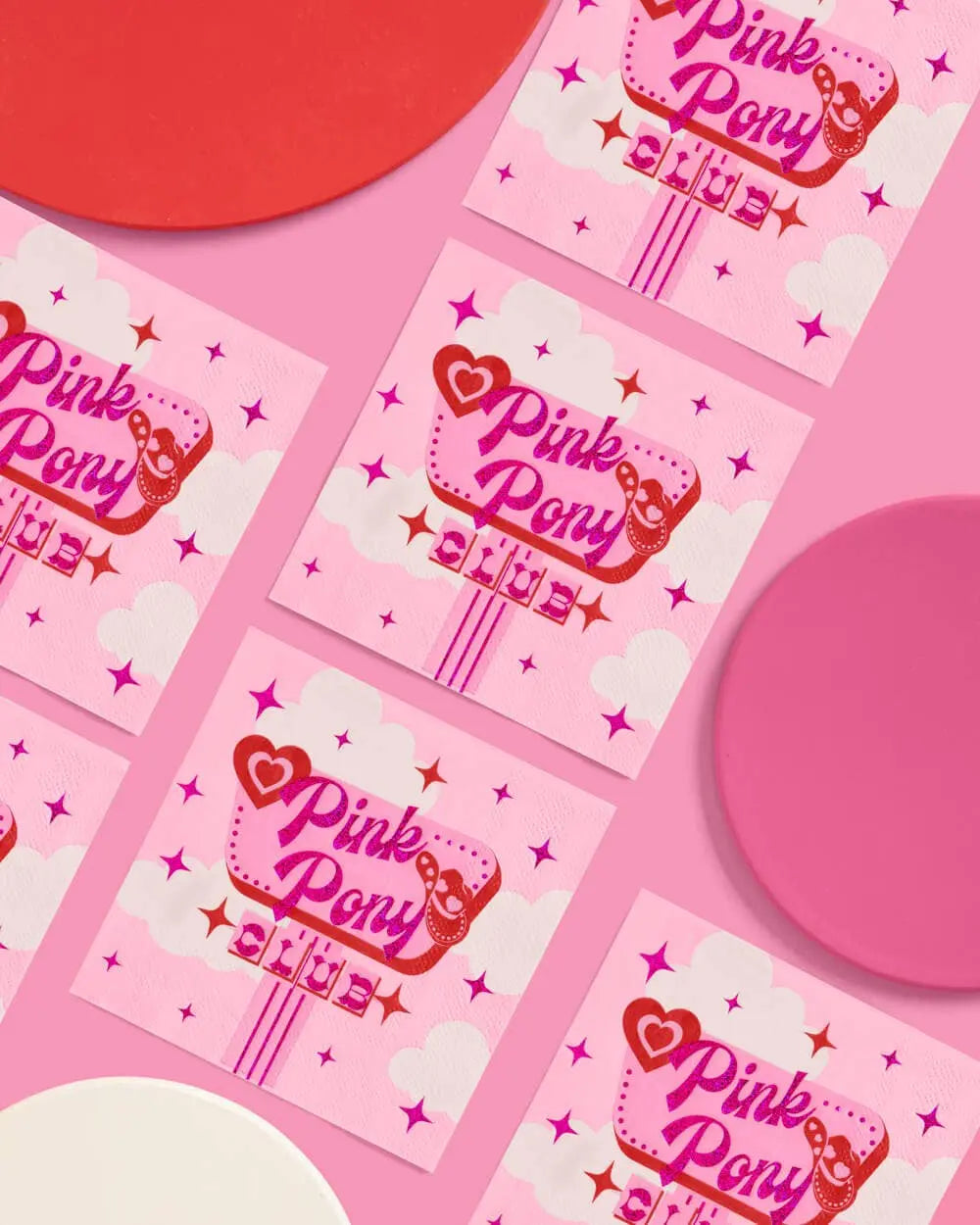 Pink Pony Club Napkins - The Disco Edit