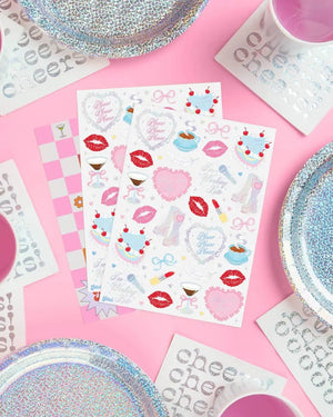 Short & Sweet Temp Tattoos - The Disco Edit