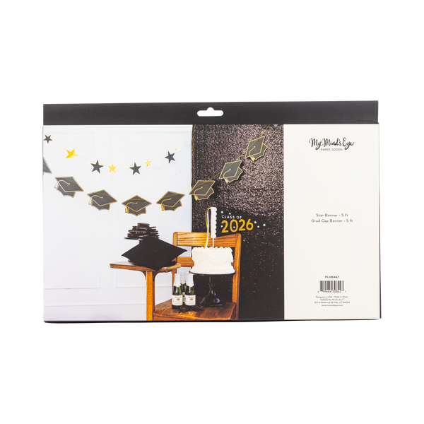 My Mind’s Eye - PLHB467 - Multi Star Grad Hat Banner Set