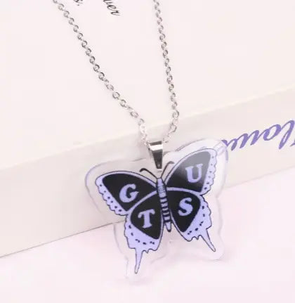 Olivia Guts Butterfly Necklace - The Disco Edit