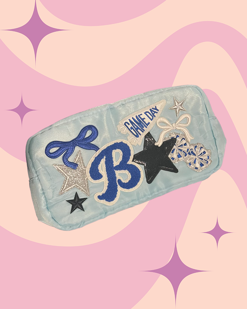 DIY Cosmetics Bag Patch Party