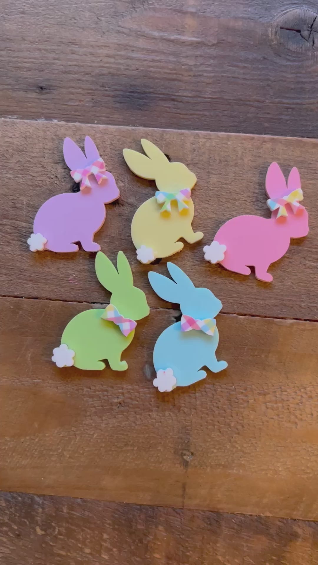 Easter Bunny Cupcake Charms