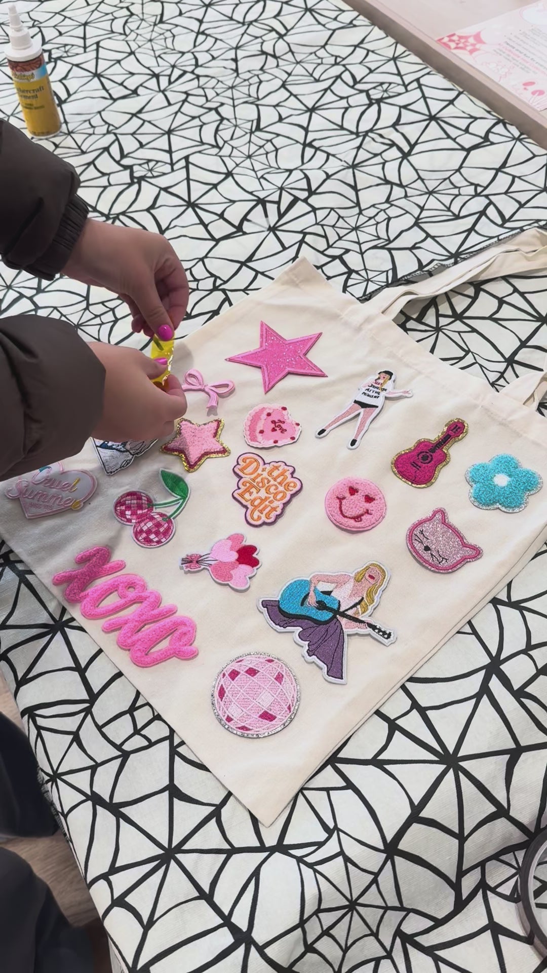 DIY Book Bag Patch Party Kit