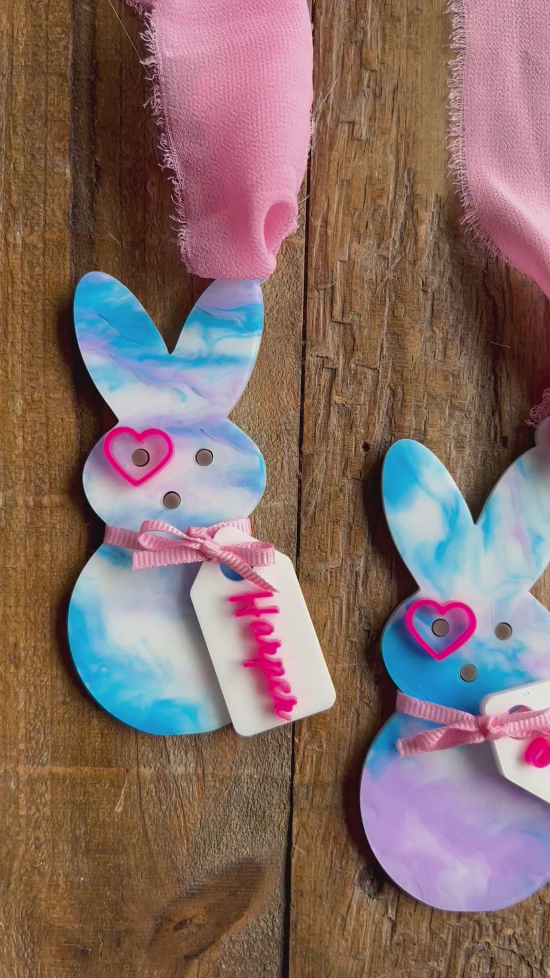 Personalized Lover Peep Easter Basket Tag