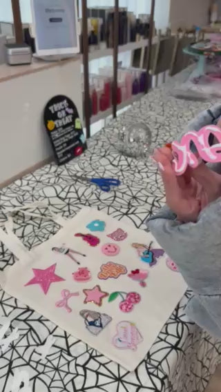 DIY Book Bag Patch Party Kit