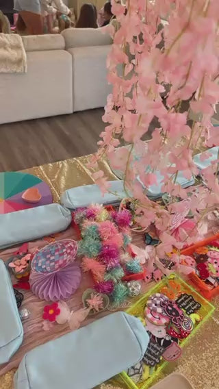 DIY Cosmetics Bag Patch Party