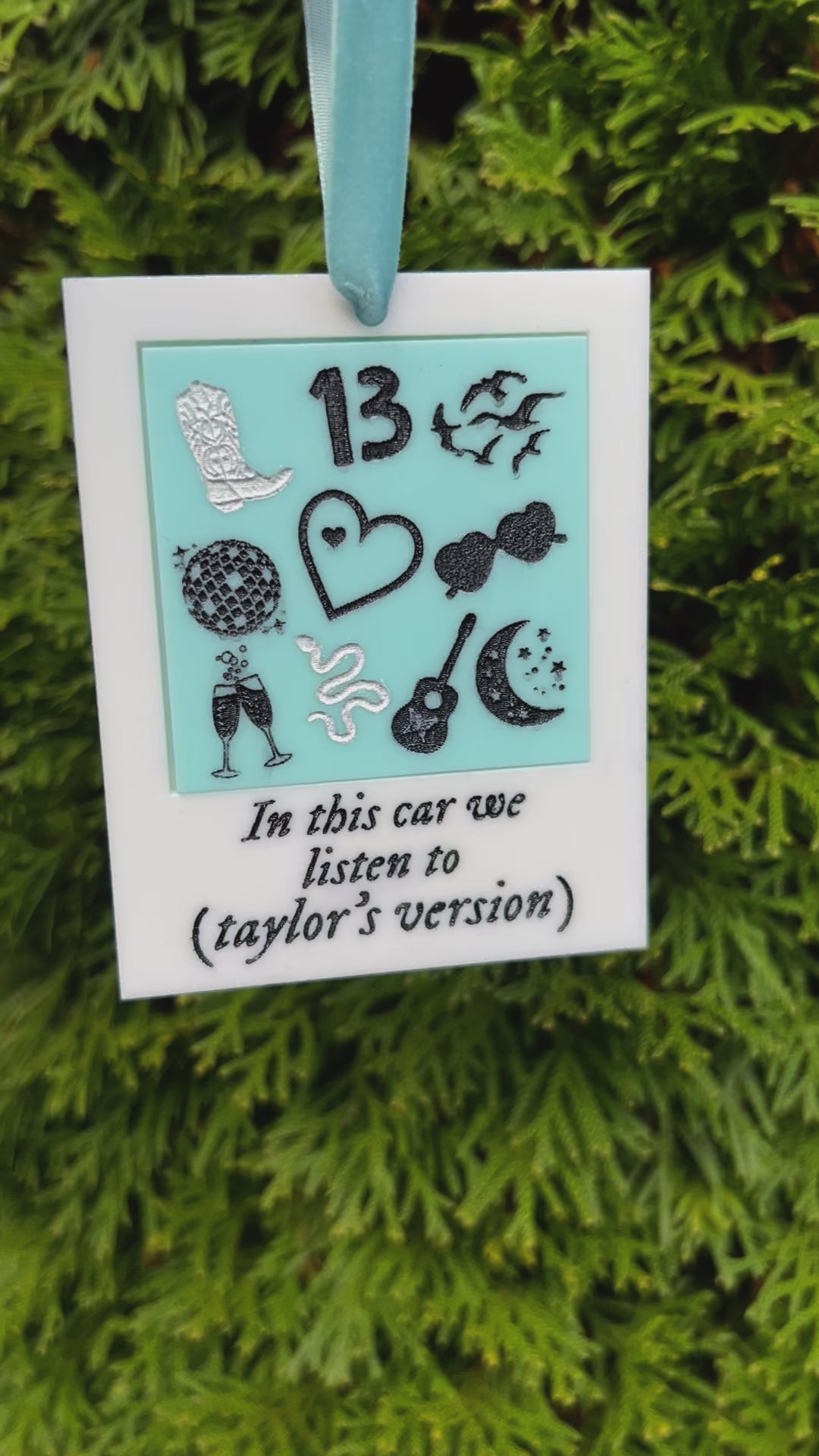 Swiftie Rear View Mirror Charm