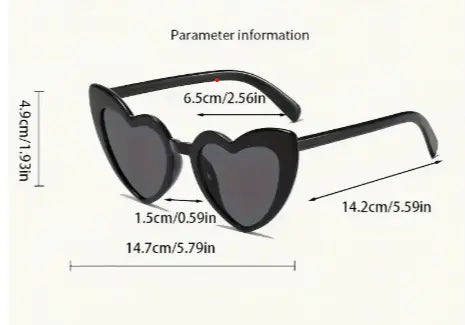Purple Heart Sunglasses - The Disco Edit