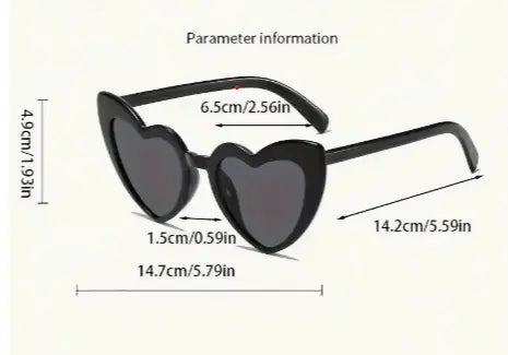 Purple Heart Sunglasses - The Disco Edit