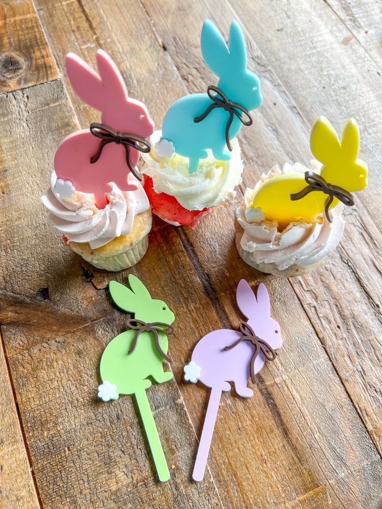 Easter Bunny Cupcake Topper - The Disco Edit