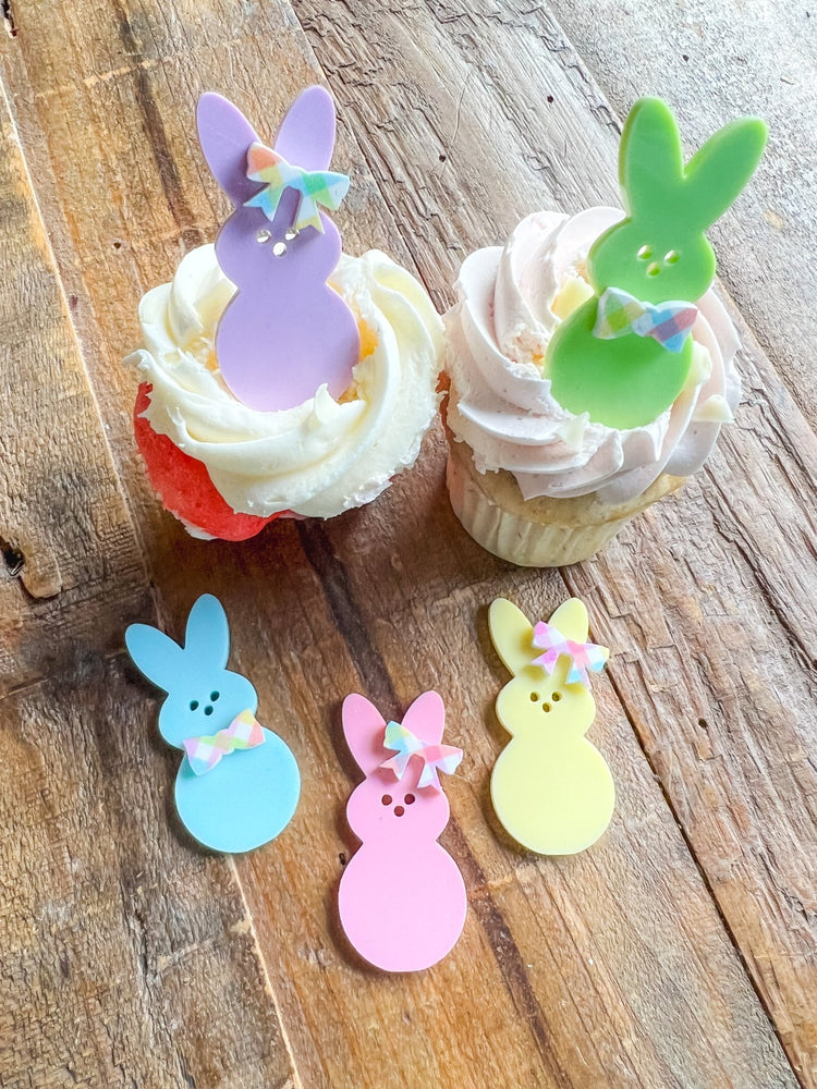 Peep Easter Cupcake Charms - The Disco Edit