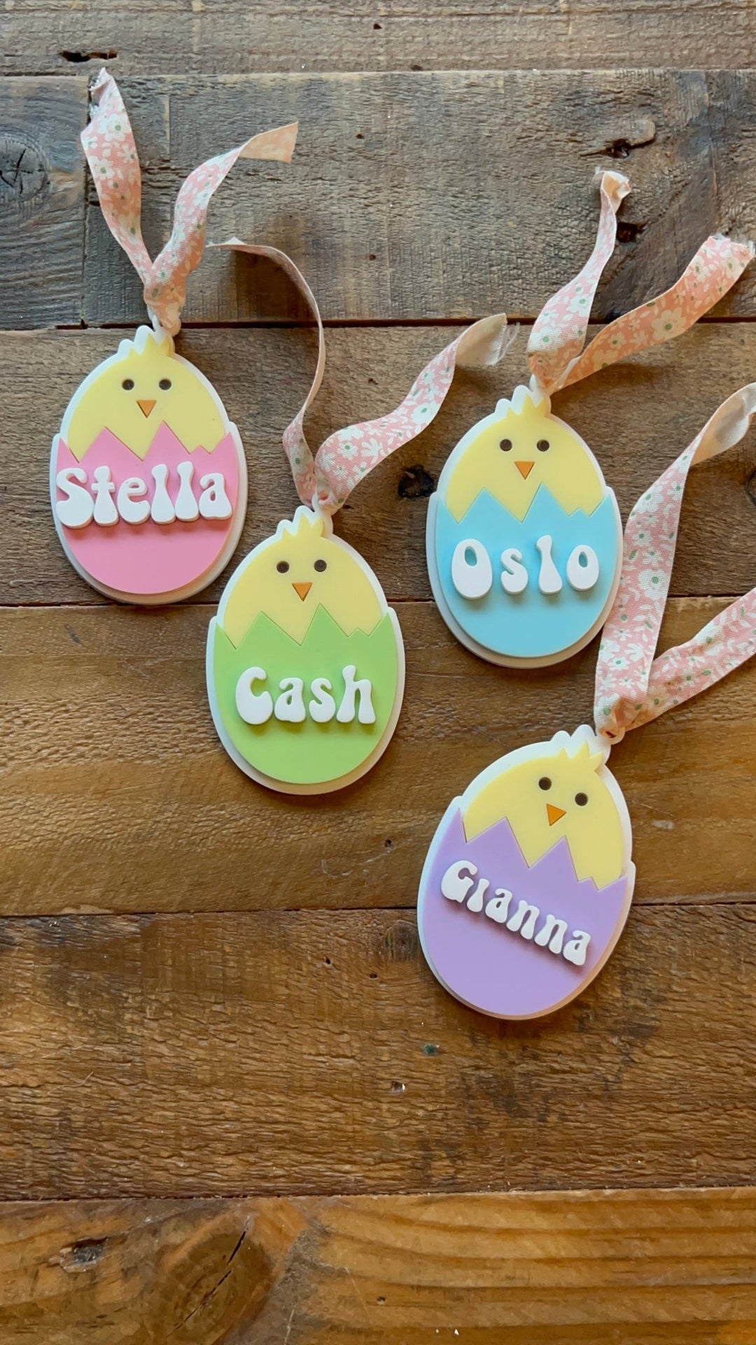 Chick Easter Basket Tag - The Disco Edit