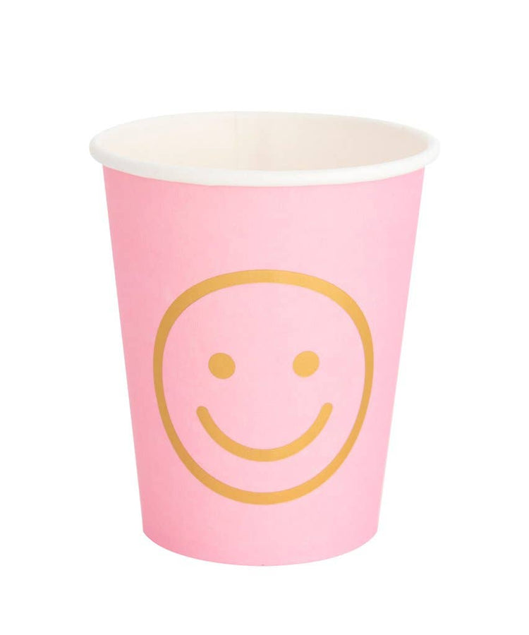 Blush Smiley Face Cups - The Disco Edit