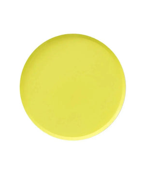 Chartreuse Small Low Rim Plates - The Disco Edit