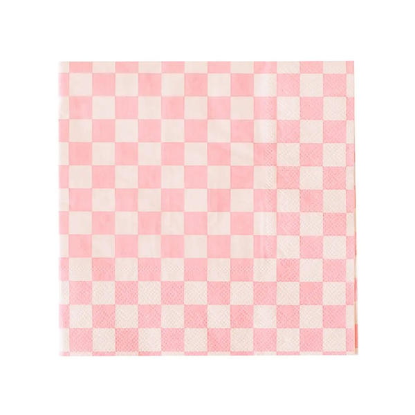 Check It! Tickle Me Pink Large Napkins - The Disco Edit