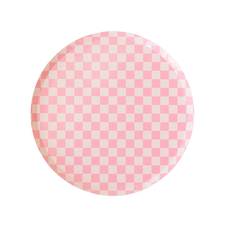 Check It! Tickle Me Pink Plates - The Disco Edit