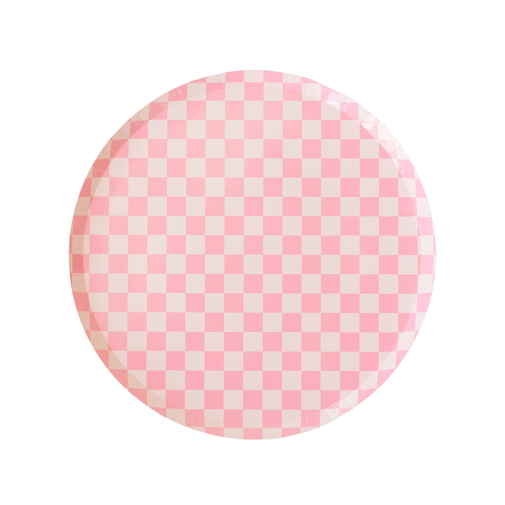 Check It! Tickle Me Pink Plates - The Disco Edit