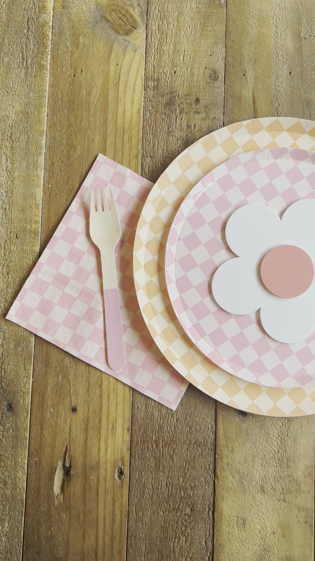 Check It! Peaches N’ Cream Plates