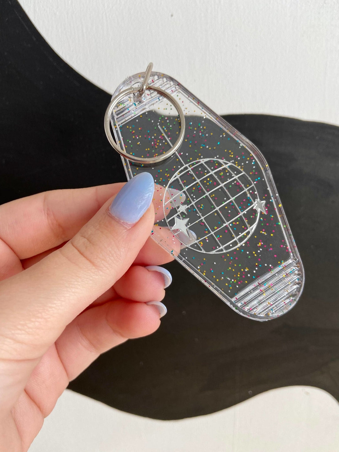 Disco Ball Motel Keychain - The Disco Edit