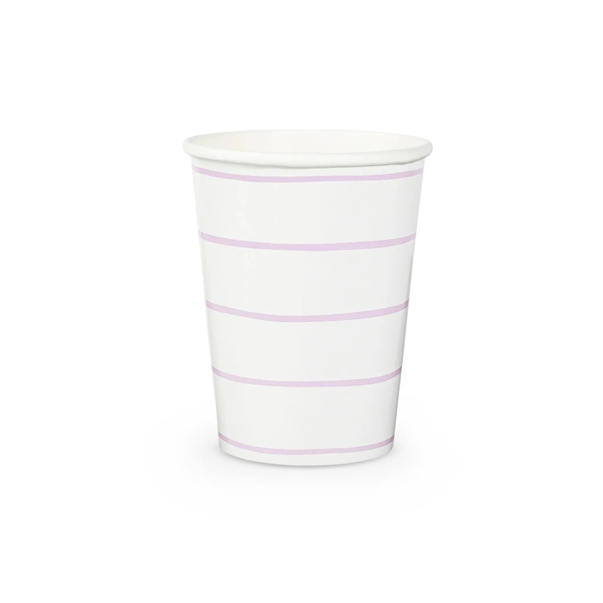 Frenchie Striped Lilac Cups - The Disco Edit