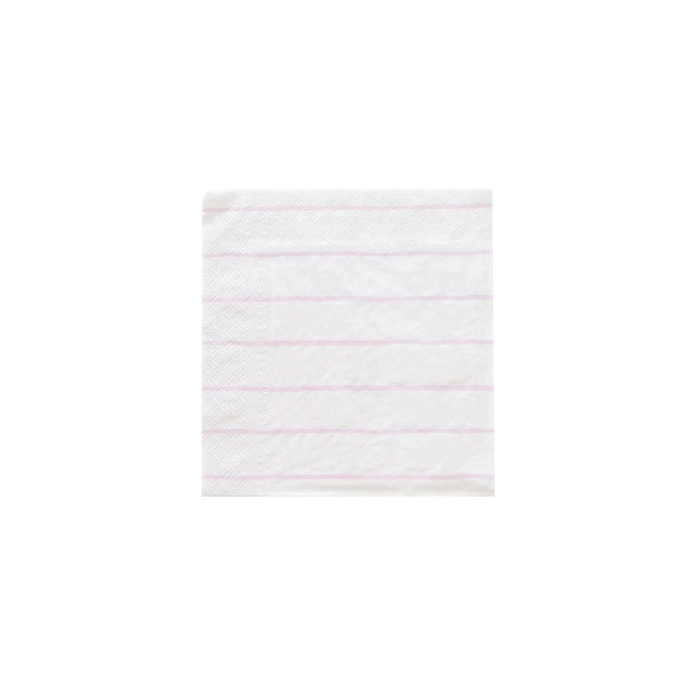 Frenchie Striped Lilac Napkins 2 options - The Disco Edit