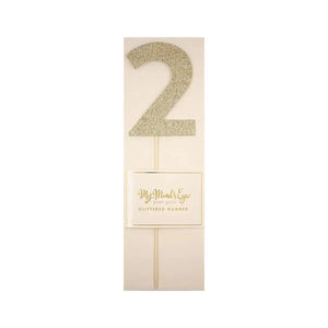 Glitter Number Cake Topper - The Disco Edit