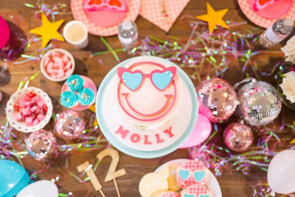 Glitter Number Cake Topper - The Disco Edit