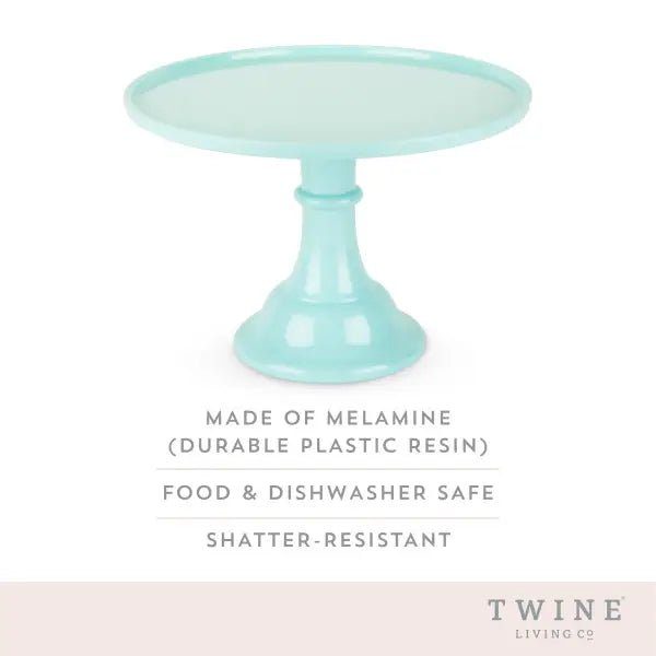 Mint Melamine Cake Stand - The Disco Edit