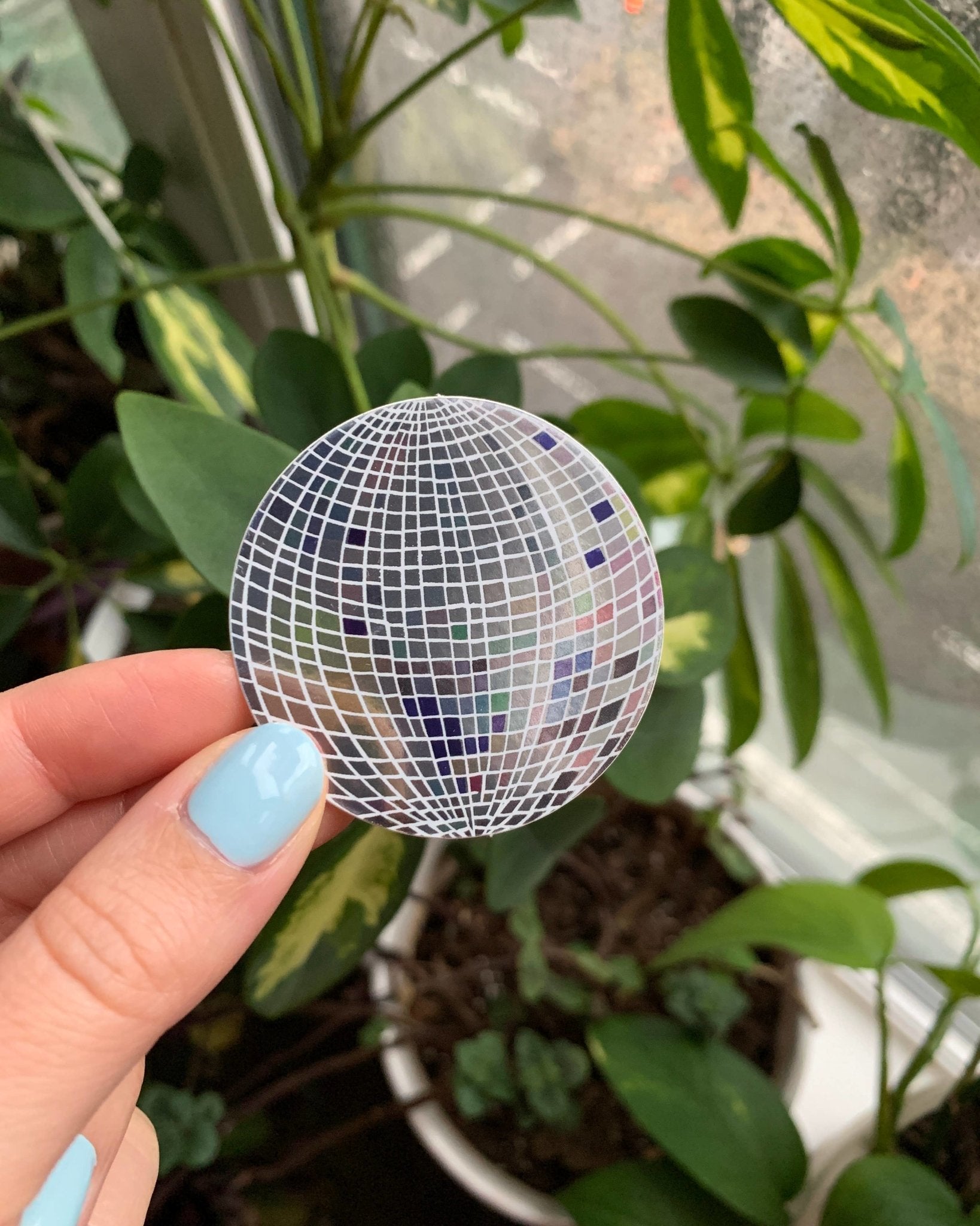 One & Only Paper - Rainbow Disco Ball Mirrored Stickers - The Disco Edit