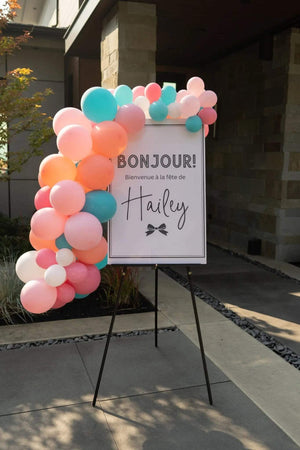Paris, je t'aime Balloon Garland - The Disco Edit - Parisian Party Inspo