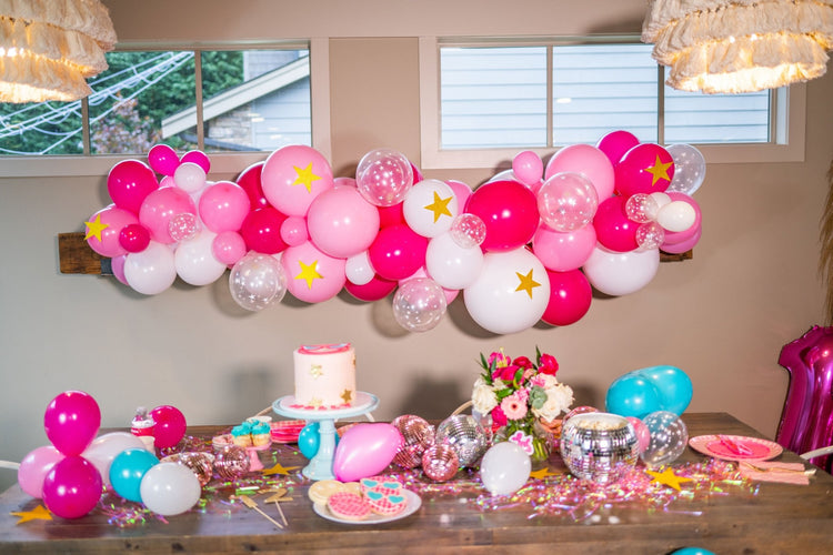 Preppy in Pink Balloon Garland - The Disco Edit