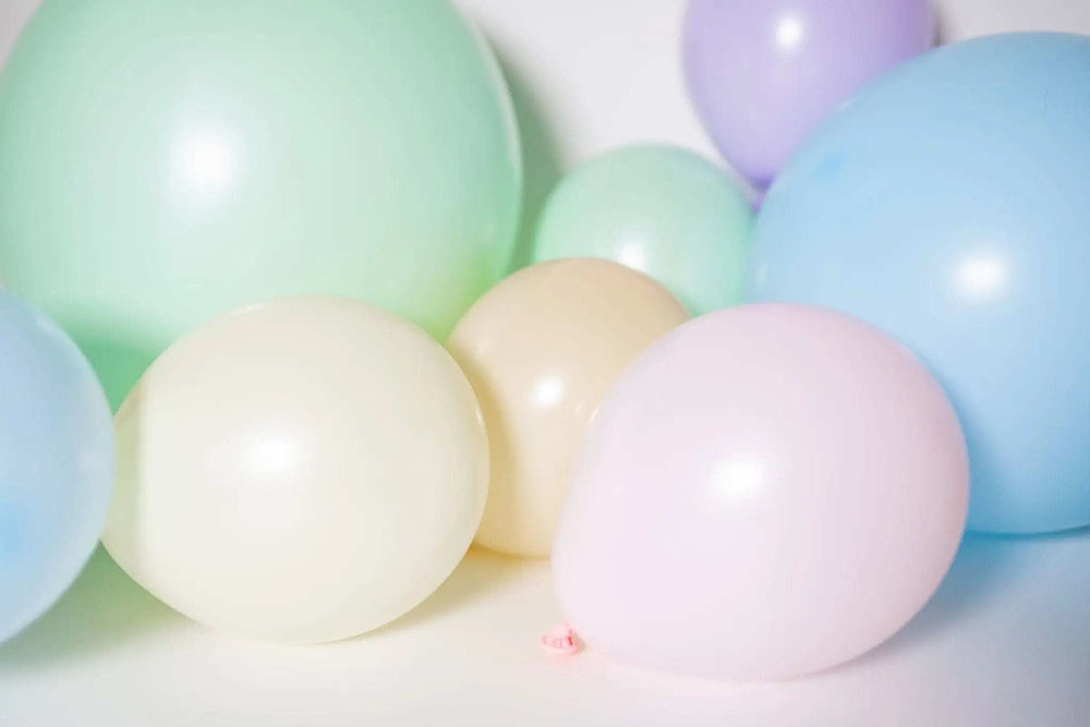 The Unicorn Balloon Garland DIY kit pastel rainbow- The Disco Edit