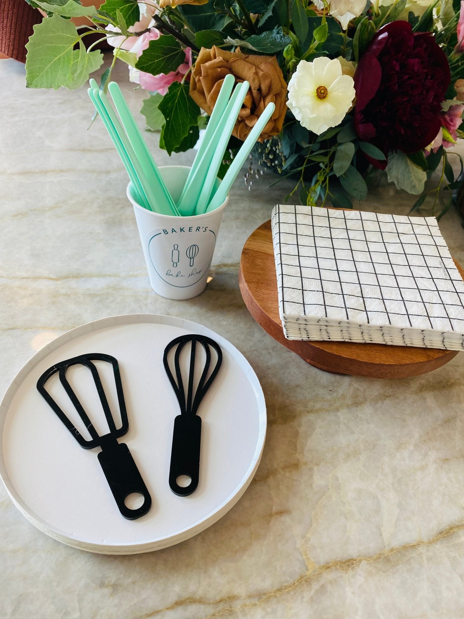 Whisk Plate Decor Set - The Disco Edit